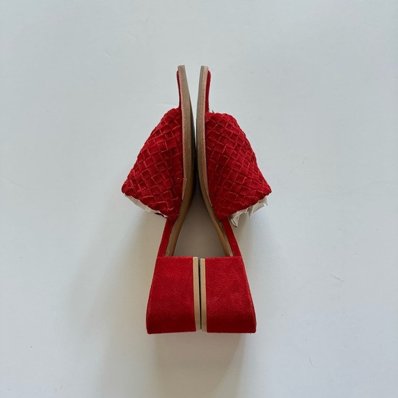 Matisse Red Andi Woven Leather Sandals Size 8 - Picture 7 of 10